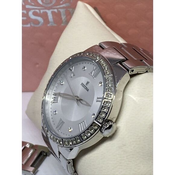 Festina F16719 Women\'s Stainless Steel Analog Silver Dial Quartz Watch BW153 main image 8